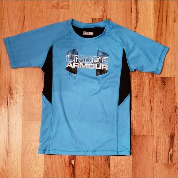NWOT Under Armour Heat Gear Turquoise Grapic Tee - Picture 4 of 4